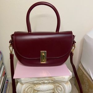 Melie Bianco burgundy bag